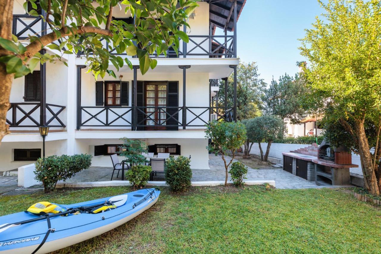 Beach Front Vintage Villa Kalliktratis Nea Kallikrateia Dış mekan fotoğraf